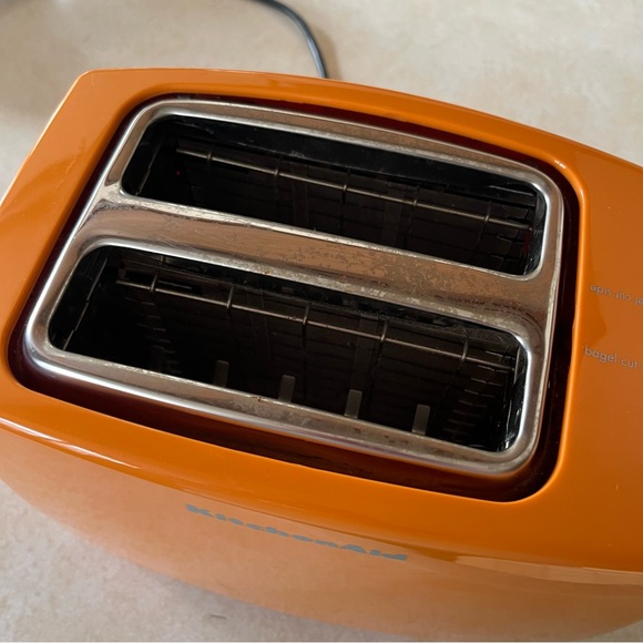 RARE KitchenAid Tangerine Two Slot Toaster KTT340TG0 - Picture 3 of 11